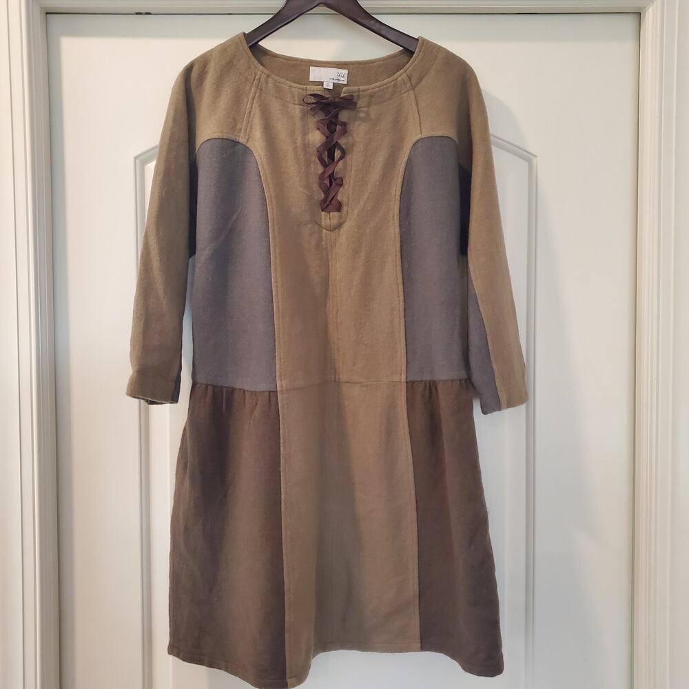 UU Uniqlo X UNDERCOVER by Jun Takahashi Long Sleeve Luxury Wool Dress Size M